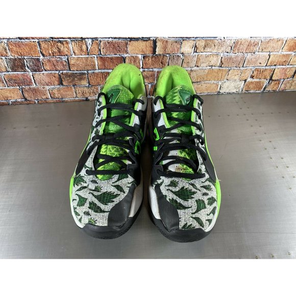 NIKE AIR ZOOM FREAK 2 PURE - BLACK-PINE GREEN - DA0907-002 - Size 7 - Picture 3 of 9